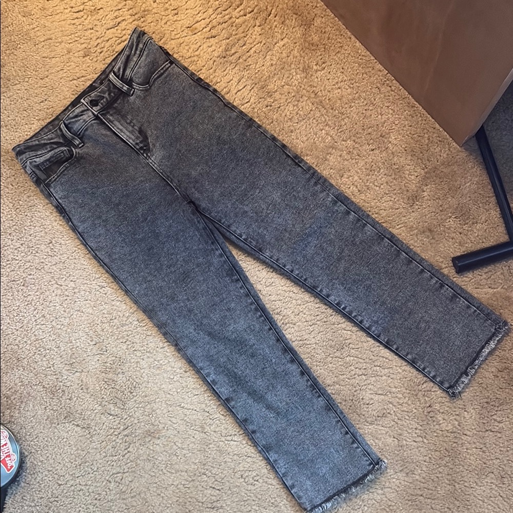 Kendall & Kylie Charcoal Ankle Jeans